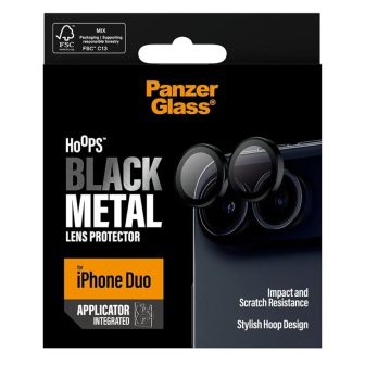 PanzerGlass Hoops Camera Protect iPhone Duo Black (PG70130)