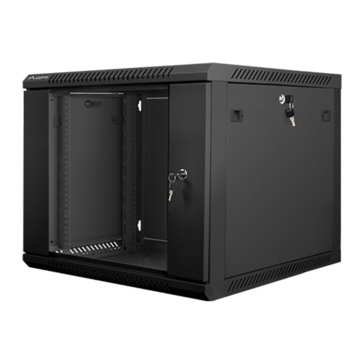 Lanberg WF01-6609-10B 9U Wall-Mount Rack Cabinet Black
