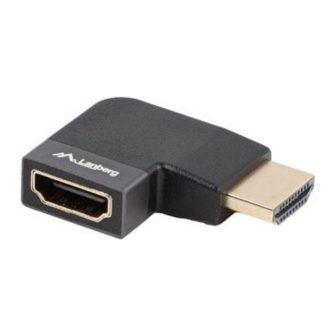 Adaptador HDMI 8K Lanberg macho-hembra angulo derecha (AD-HDMI-10)