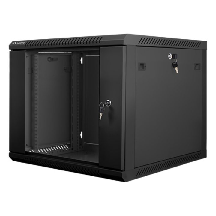 Lanberg WF01-6609-10B 9U Wall-Mount Rack Cabinet Black