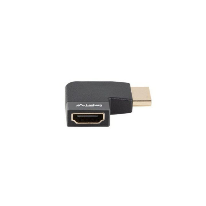 Adaptador HDMI 8K Lanberg macho-hembra angulo derecha (AD-HDMI-10)