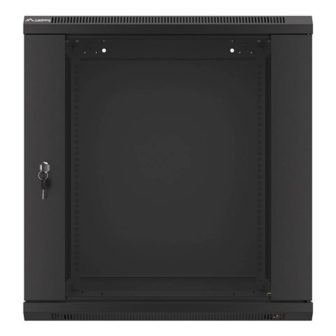 Lanberg WF01-6612-10B armário rack 12U Bastidor de parede Preto