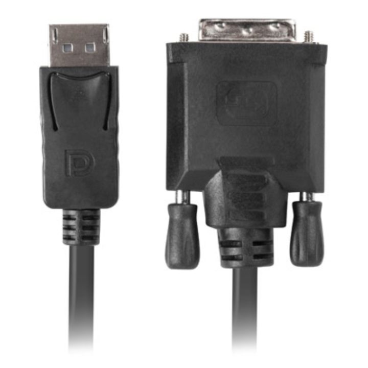 Cabo DisplayPort Lanberg macho-DVI-d macho 24+1 1.8m preto…
