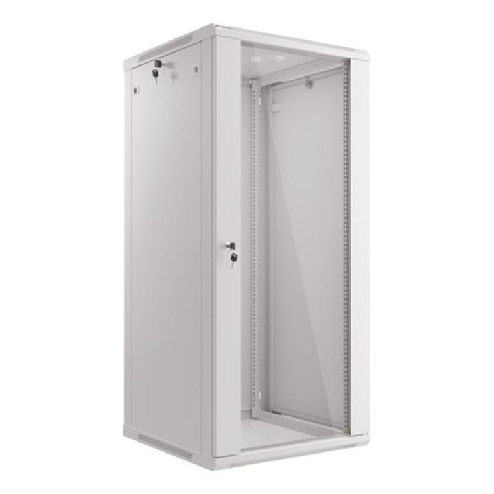 Lanberg WF01-6627-10S 27U Wall-Mount Rack Cabinet White