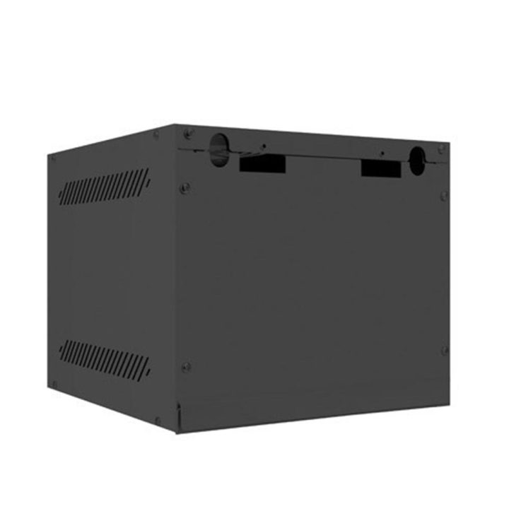 Lanberg Wall-Mount Rack Cabinet 10-inch 4U - 280X310 Flat Pack Black…