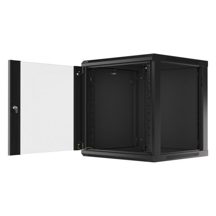 Lanberg WF01-6612-10B 12U Wall-Mount Rack Cabinet Black