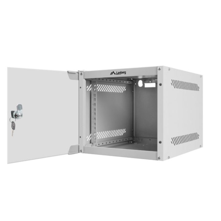 Armário de parede Lanberg rack 10 polegadas 4U - 280X310 silver…