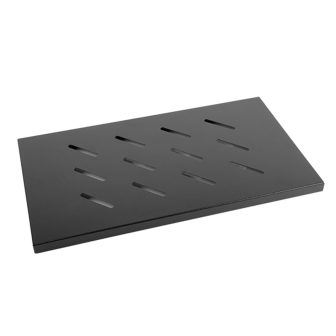 Lanberg Fixed Tray 1U 483x300 mm up to 25kg 19" Rack Black (AK-1004-B)