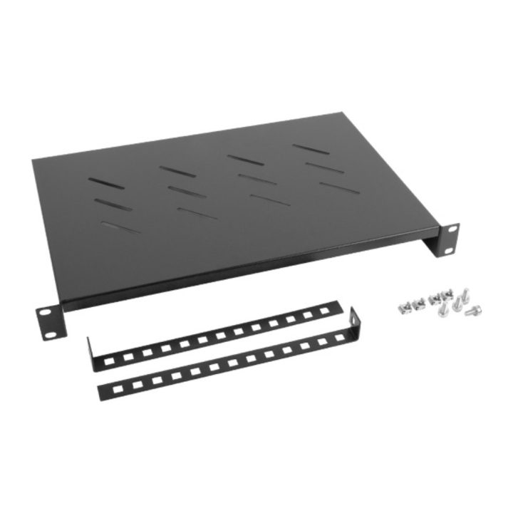 Bandeja fixa Lanberg 1U 483X300 mm até 25kg rack de 19 preto…