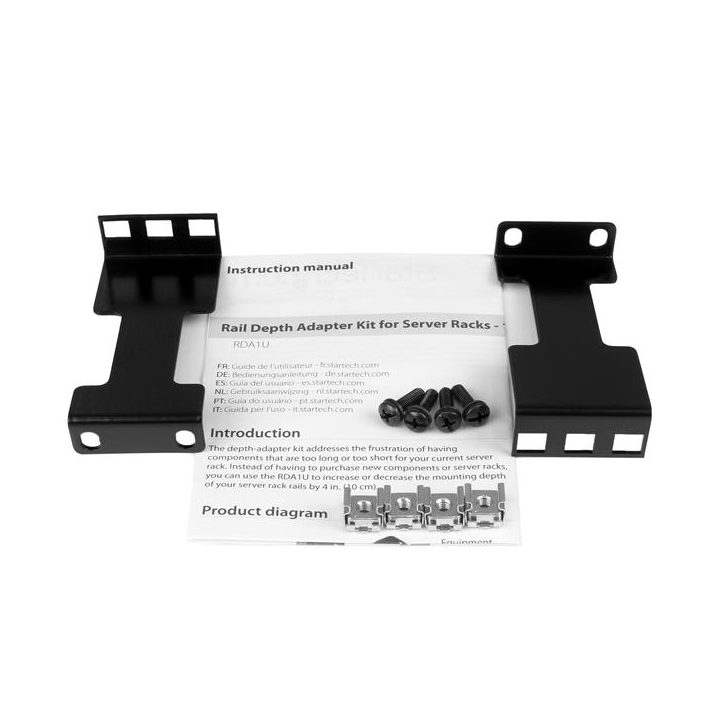 StarTech.com Kit Adaptador de Profundidade de Trilho para Racks de…