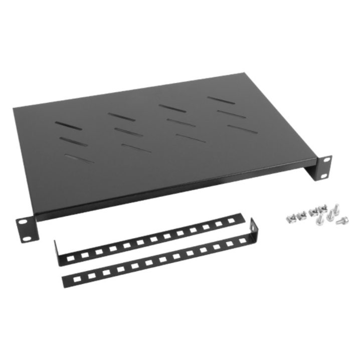 Bandeja fixa Lanberg 1U 483X300 mm até 25kg rack de 19 preto…