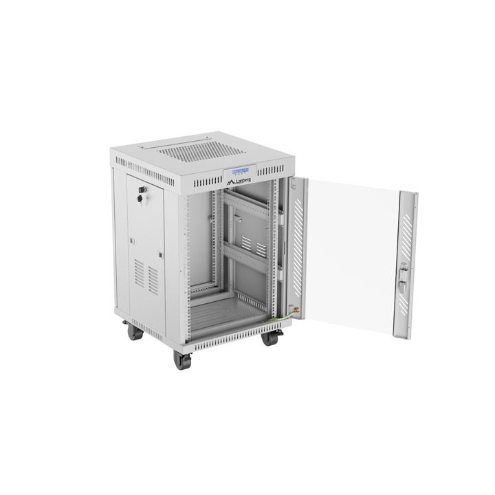 Lanberg FF01-6615-12SL 15U Rack Cabinet Free-standing Rack or Frame…