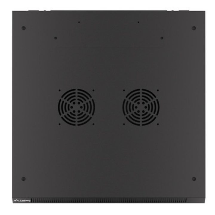 Lanberg WF01-6618-10B armário rack 18U Bastidor de parede Preto