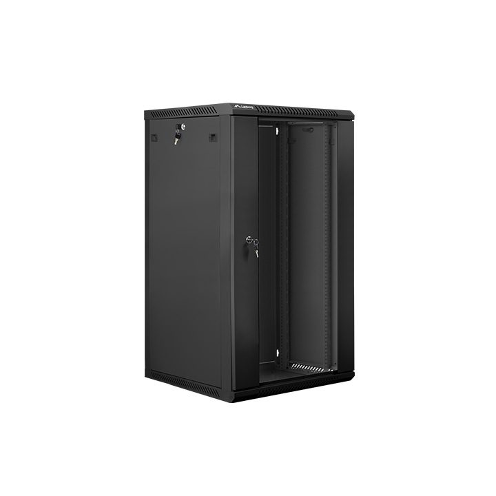 Lanberg WF01-6622-10B 22U Wall-Mount Rack Cabinet Black