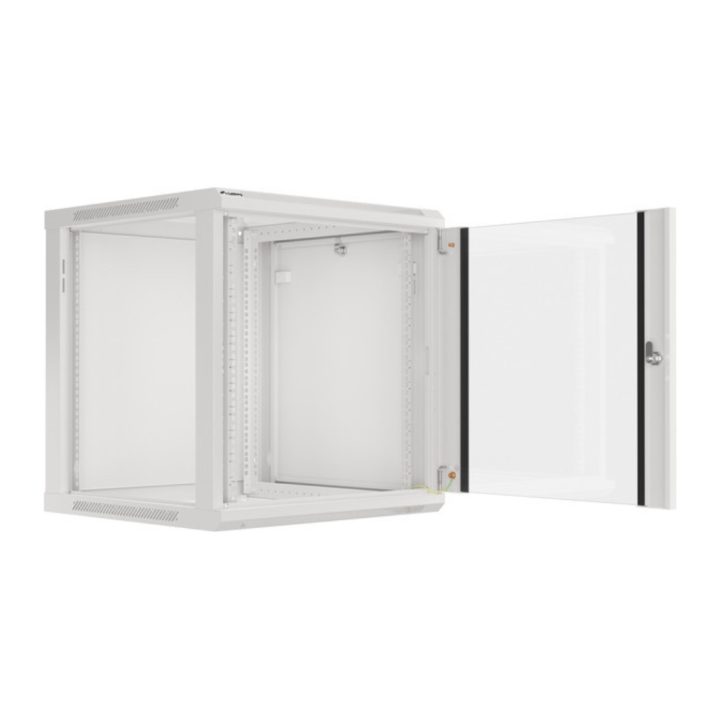 Lanberg WF01-6612-10S 12U Wall-Mount Rack Cabinet Gray