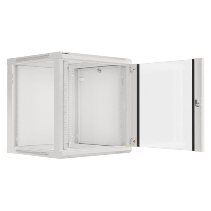 Lanberg WF01-6612-10S 12U Wall-Mount Rack Cabinet Gray