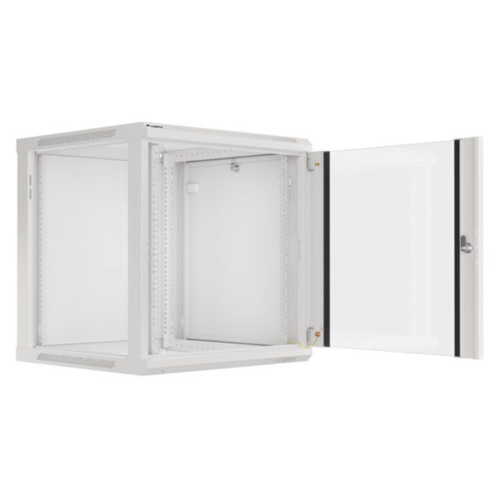Lanberg WF01-6612-10S 12U Wall-Mount Rack Cabinet Gray