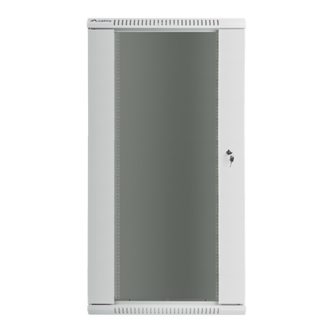 Armário rack de parede Lanberg 19 polegadas 27U 600X450 (flat pack)…