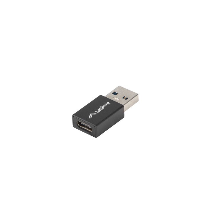 Adaptador Lanberg USB 3.1 tipo C-USB tipo-A (AD-UC-UA-01)