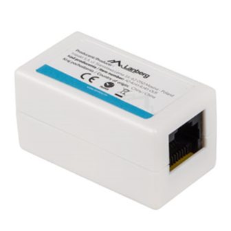 Adaptador CAT6 Lanberg UTP RJ45 hembra-hembra (AD-RJ45-RJ45-OU6)