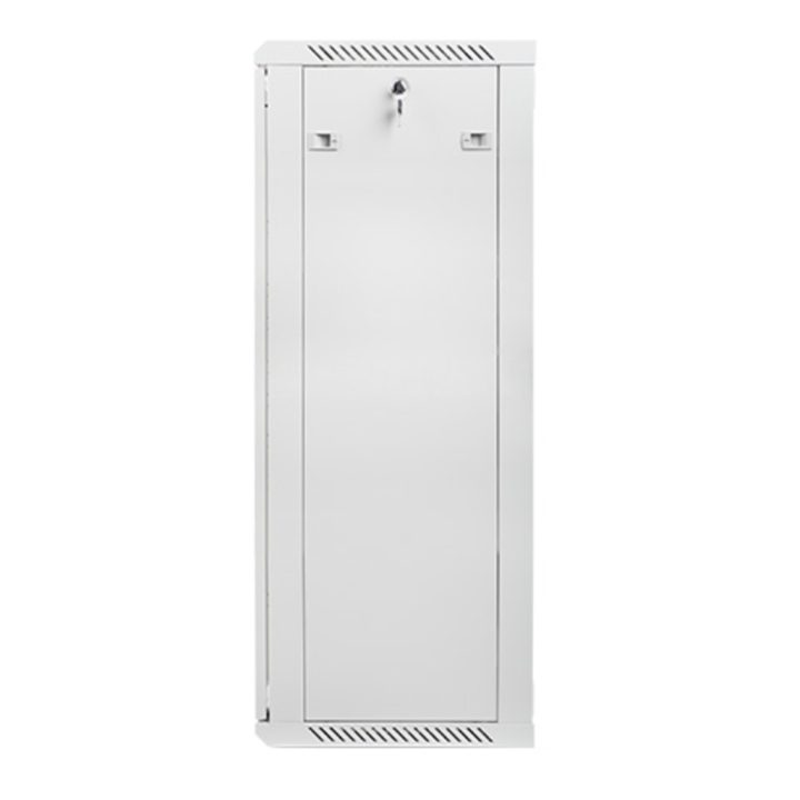 Lanberg 19-inch 27U 600x450 wall-mount rack cabinet (flat pack) gray…