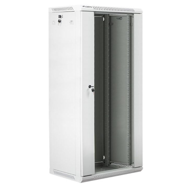 Armário rack de parede Lanberg 19 polegadas 27U 600X450 (flat pack)…