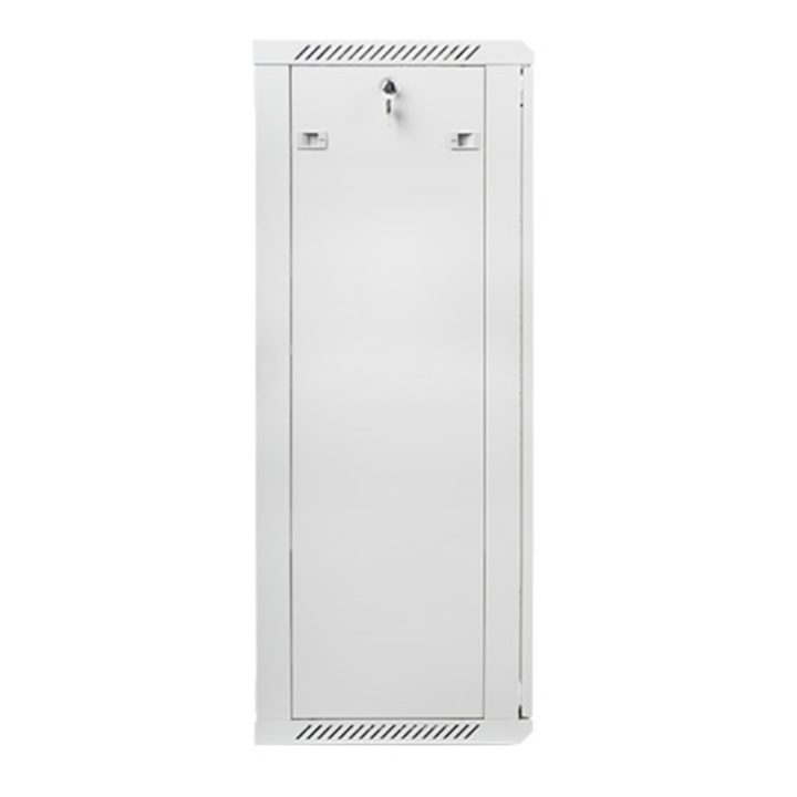 Lanberg 19-inch 27U 600x450 wall-mount rack cabinet (flat pack) gray…