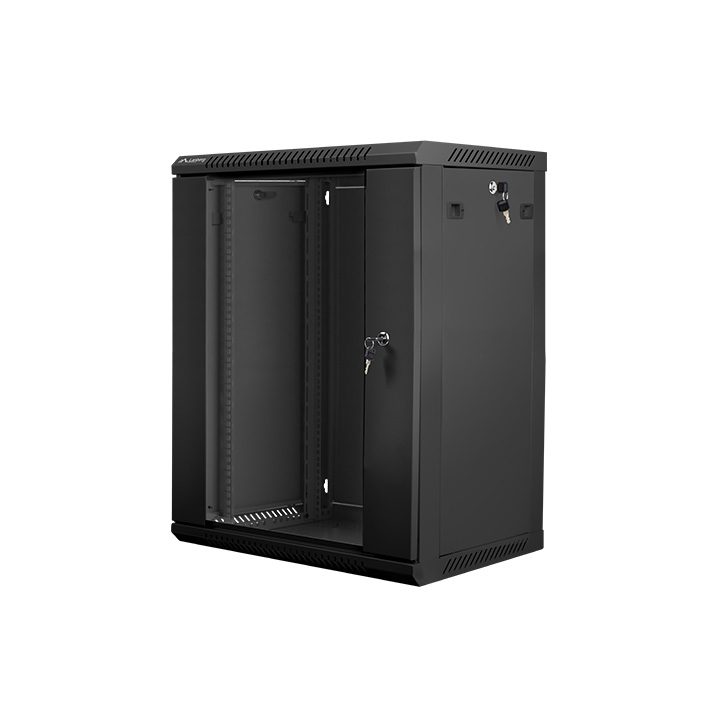Lanberg WF01-6415-10B 15U Rack Cabinet Wall Mount Black