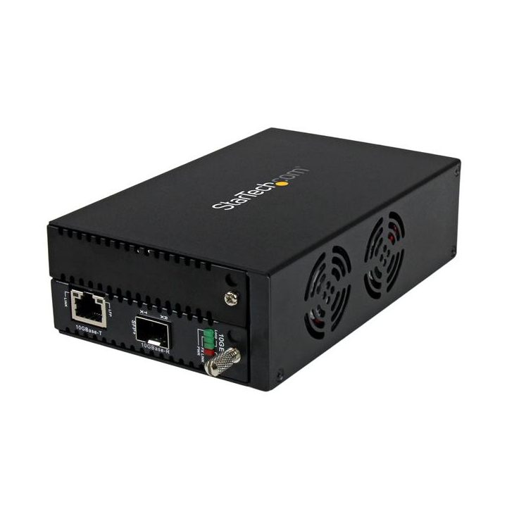 StarTech.com Conversor de Medios Ethernet de Cobre a Fibra de 10…