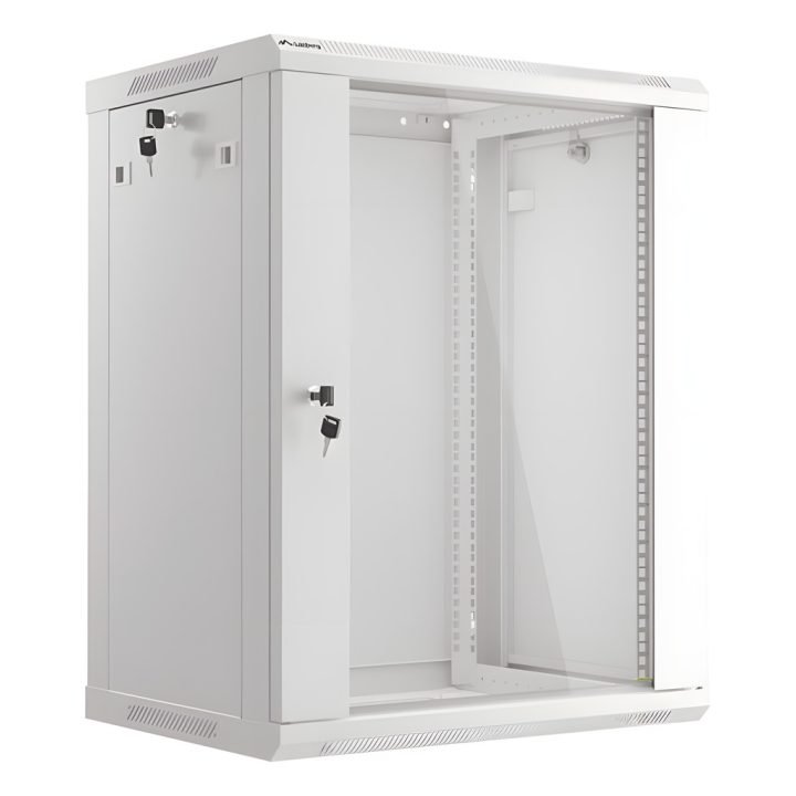 Lanberg WF01-6415-10S 15U Wall-Mount Rack Cabinet Gray