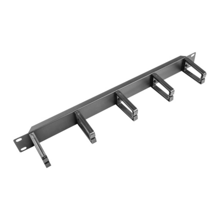 Organizador de cables Lanberg 5 anillas plastico 1u tipo b rack 19…