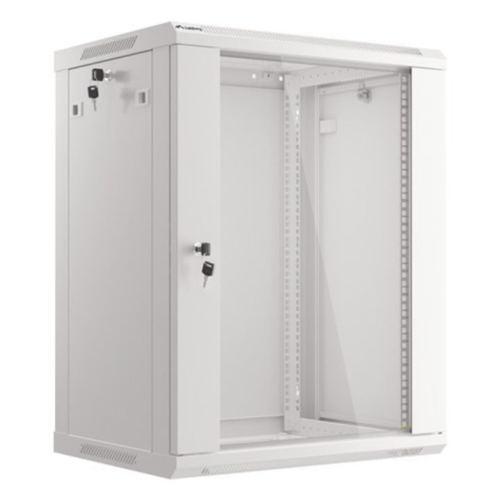 Lanberg WF01-6415-10S armario rack 15U Bastidor de pared Gris