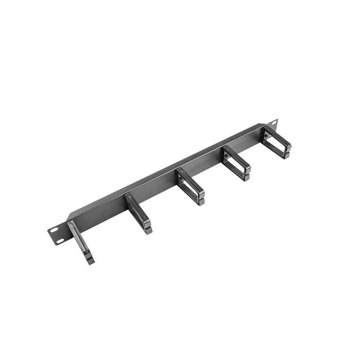 Lanberg Cable Organizer 5 Rings Plastic 1U Type B 19" Rack Black…