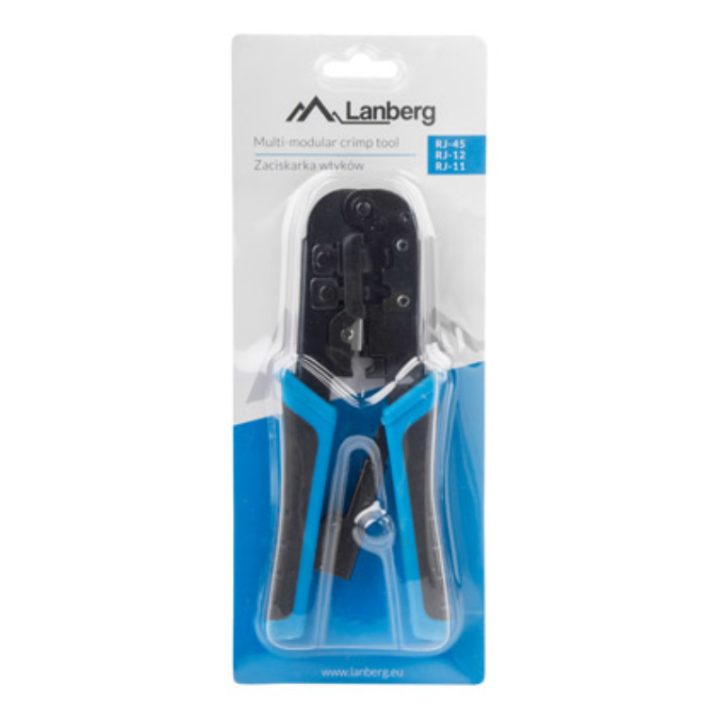 Alicate de crimpagem Lanberg universal RJ45-RJ11-RJ12-RJ9 (NT-0201)
