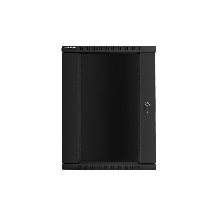 Lanberg WF01-6418-10B 18U Wall-Mount Rack Cabinet Black
