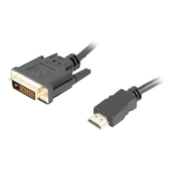 Lanberg 4K HDMI to DVI Cable 1.8m Male-Male Black…