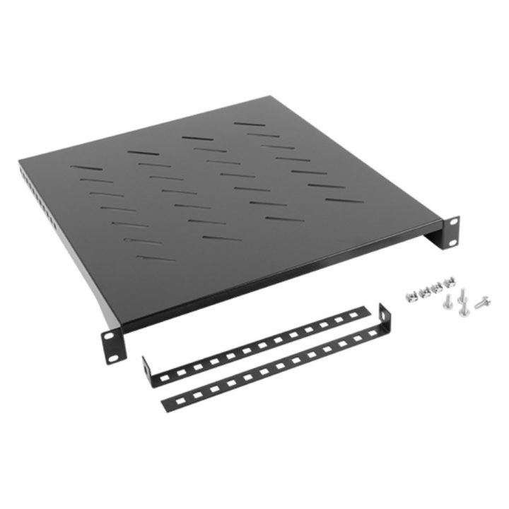 Bandeja fixa Lanberg 1U 483X500 mm até 25 kg rack de 19 preto…