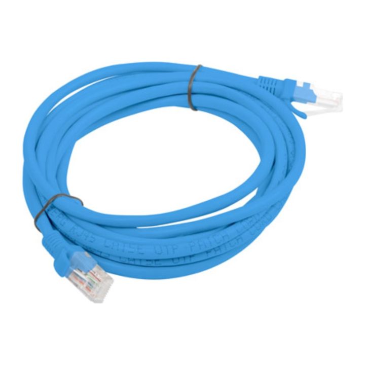 Lanberg Cat.6 UTP LSZH Copper Patch Cable 3m Blue Fluke Passed…