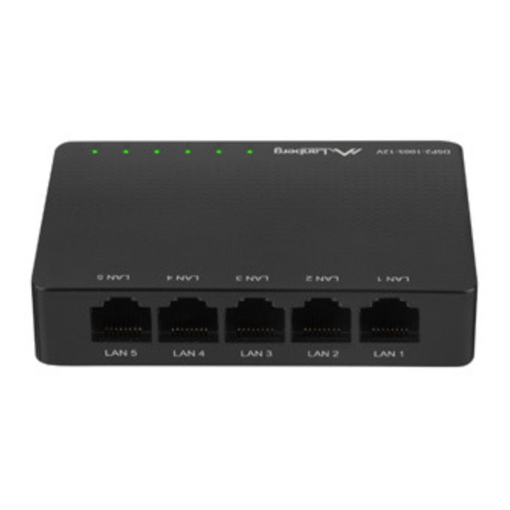Lanberg DSP2-1005-12V switch não gerido Gigabit Ethernet…