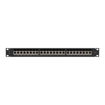 Lanberg 24-Port 1U Cat.7 FTP 19-inch Patch Panel Black (PPS7-1024-B)