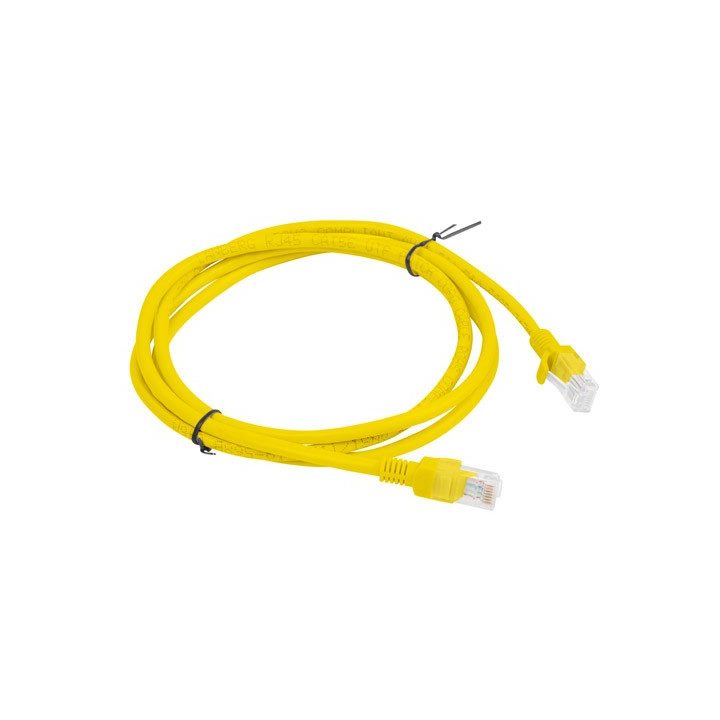 Lanberg Cat.6 U/UTP Patch Cable 1.5m Yellow Fluke Passed…