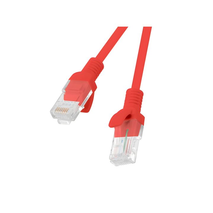 Lanberg Cat.6 UTP Patch Cable 20m Red Fluke Passed (PCU6-10CC-2000-R)