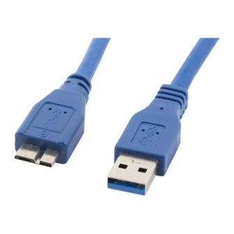 Cable USB Lanberg 3.0 macho-micro USB macho 0.5m azul…