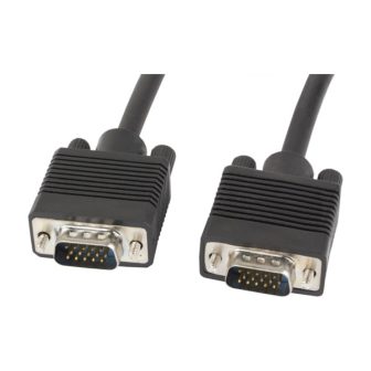 Cable VGA Lanberg 15m-macho-macho-negro (CA-VGAC-10CC-0150-B)