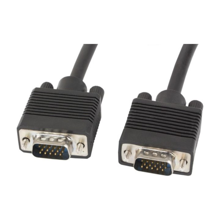 Cabo VGA Lanberg 15m-macho-macho-negro (CA-VGAC-10CC-0150-B)