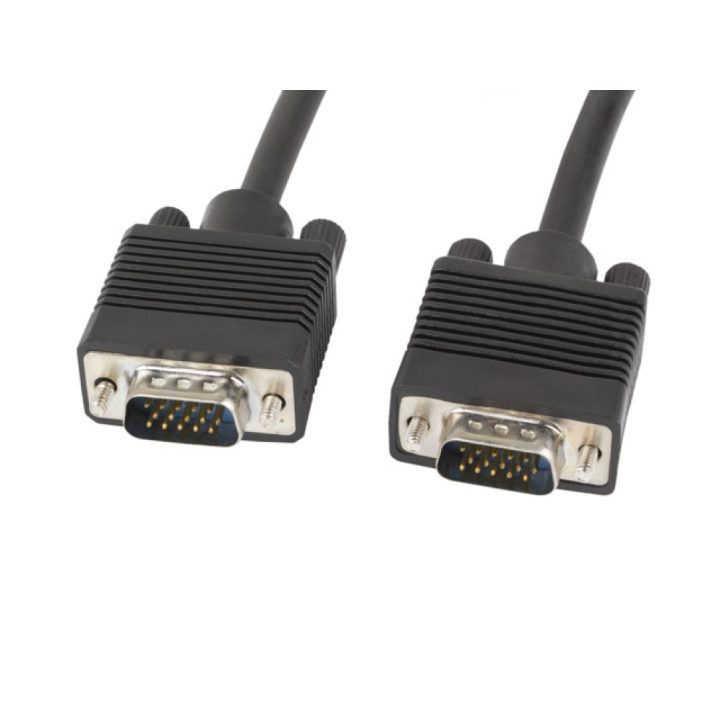 Cable VGA Lanberg 15m-macho-macho-negro (CA-VGAC-10CC-0150-B)