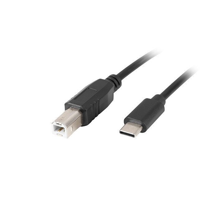 Cabo USB Lanberg USB-C macho para USB tipo B macho 2.0 1.8m ferrite…