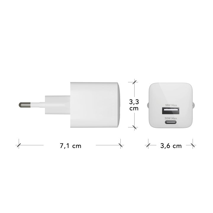 dbramante1928 CH18EUWH7098 Universal Mobile Device Charger White AC…