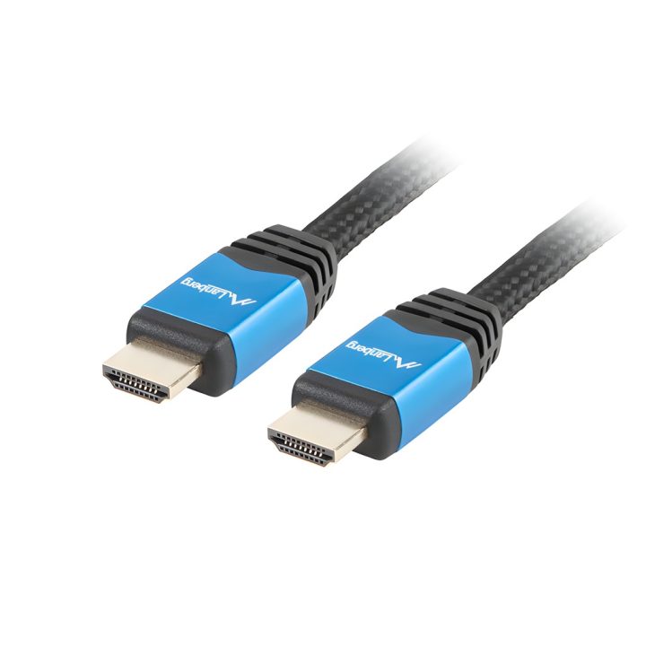 Cabo HDMI Lanberg macho-macho v2.0 cu 4K premium 1m preto…
