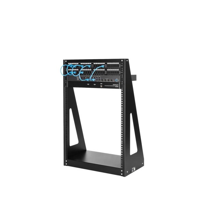StarTech.com Heavy-Duty 2-Post Open Frame Rack - 16U